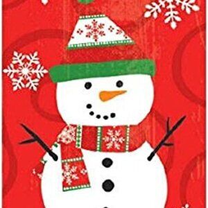 Amscam 20 Count Small, Cello, Festive Snowman Party Bags/Treat Containers/Baking